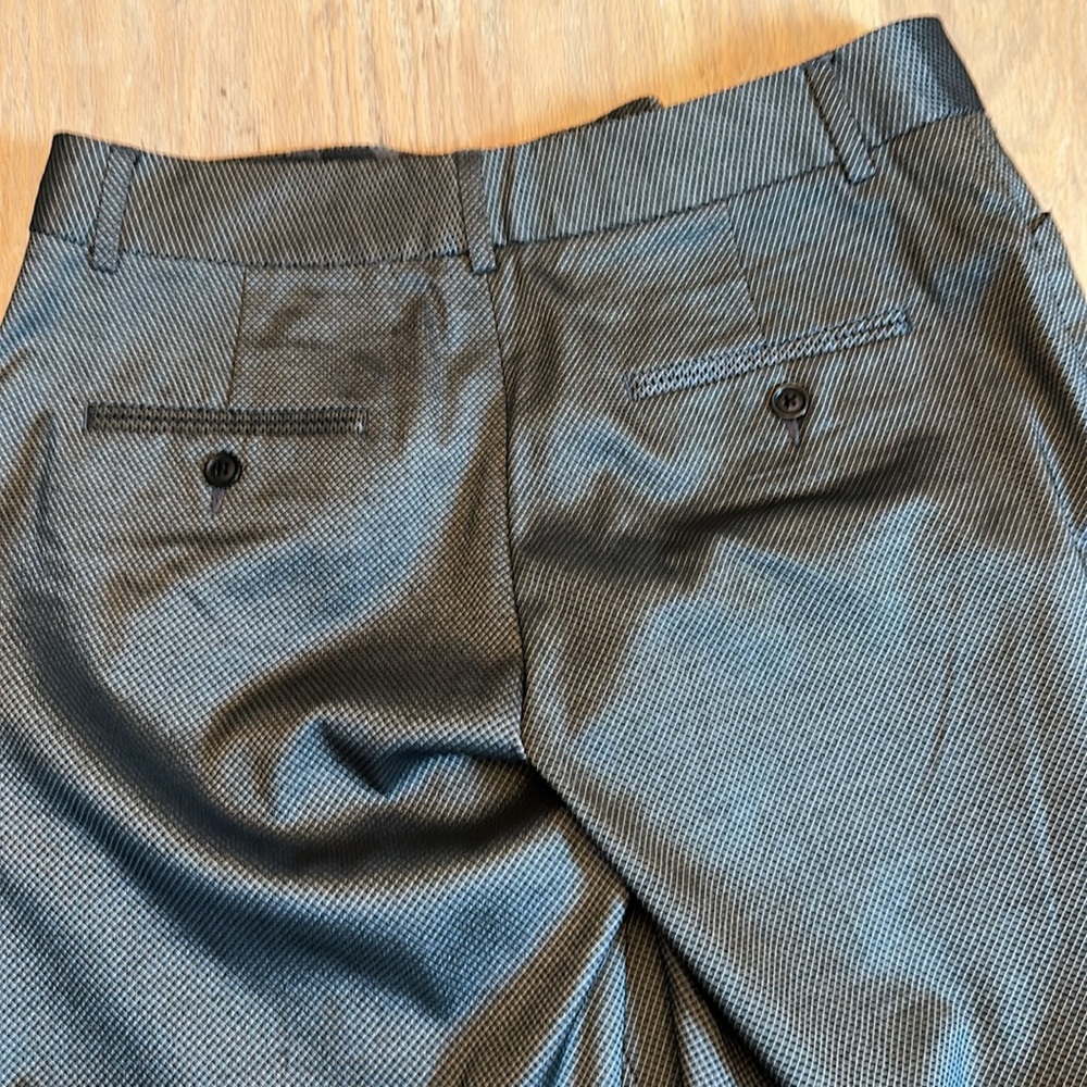 Express Gray/Black Design Studio Editor Dress Sla… - image 4